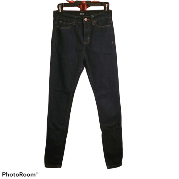 BDG High Rise Dark Wash Twig Ankle Jeans - Picture 2 of 12
